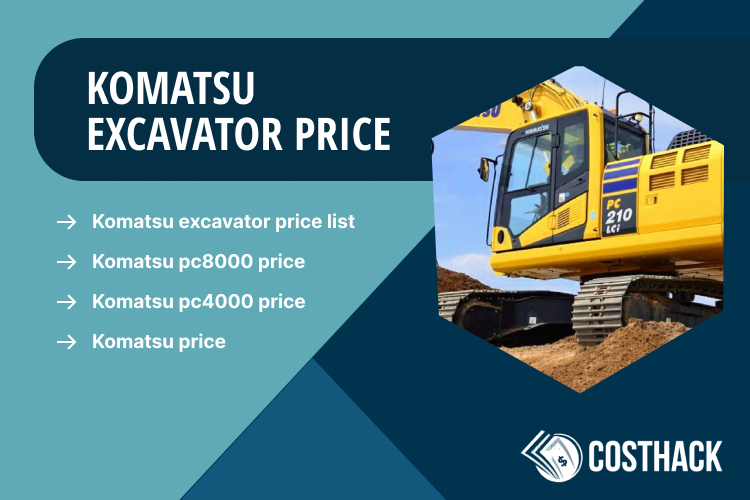 Komatsu Excavator Price