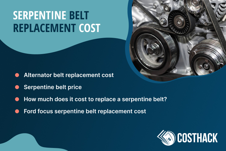 Serpentine Belt Replacement Cost