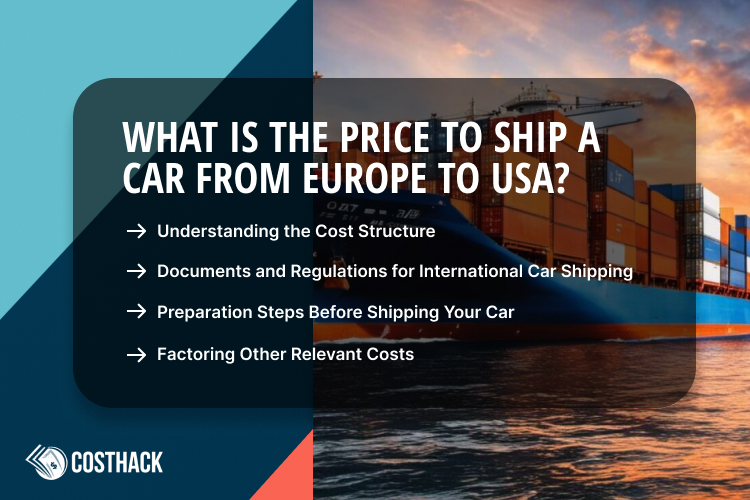 How much to ship a car from germany to usa